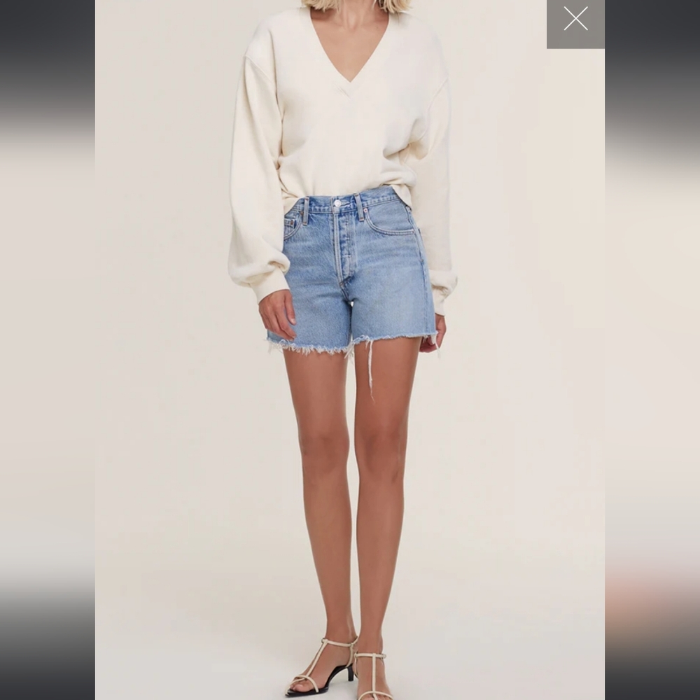 NWT Agolde Reese Cut Off Shorts in Wonder Size 26